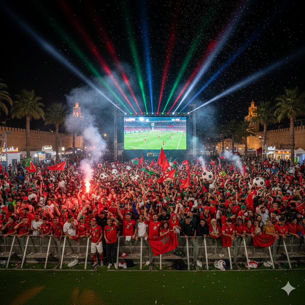 Official AFCON 2025 fan zones in Morocco