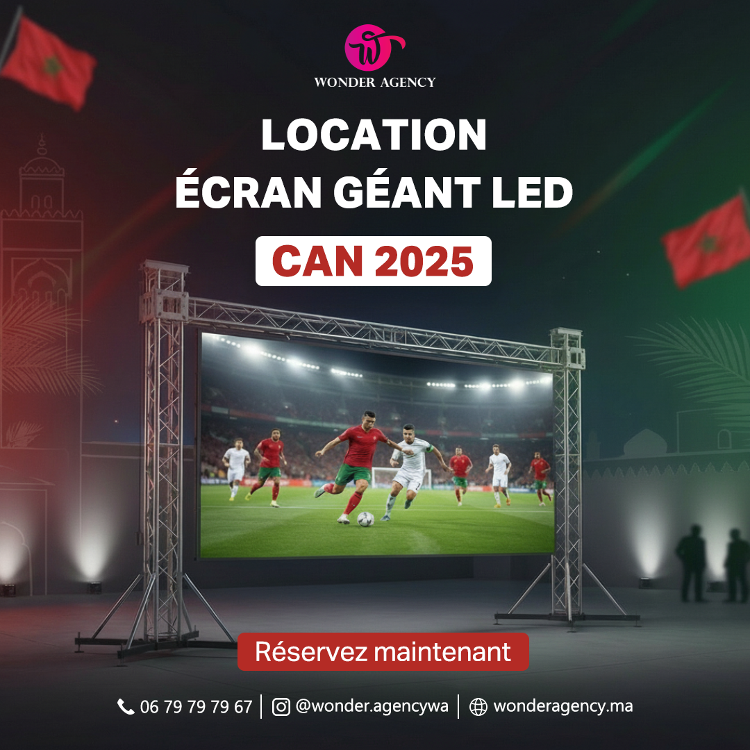 Giant LED Screen Rental for AFCON 2025 in Morocco