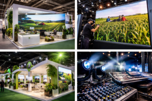 SIAM Meknes exhibition stand LED screen rental Morocco exhibition exhibition stand builder Morocco